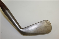 Nicholls Special Smooth Face Nickel Plate Cleek with 105 Shaft Stamp