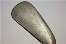 Nicholls Special Smooth Face Nickel Plate Cleek with 105 Shaft Stamp