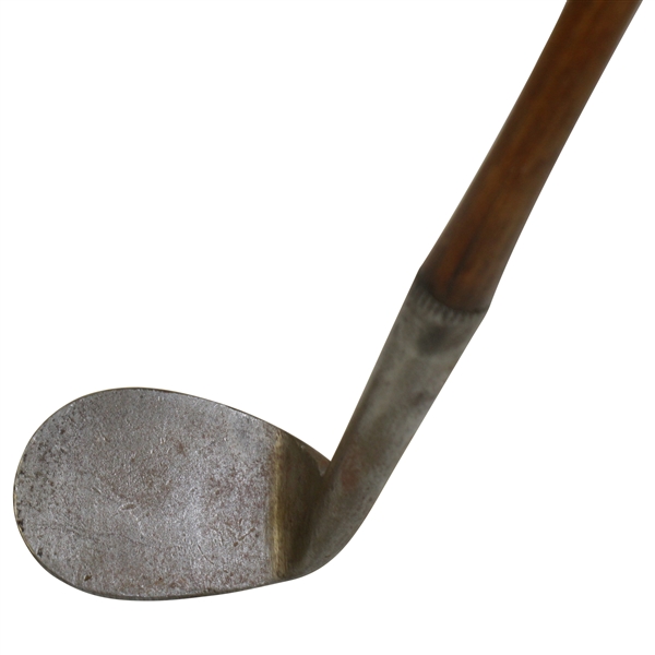 Circa 1906-1908 Spalding Gold Medal Smooth Face Lofting Iron Hosel A34 with Shaft Stamp