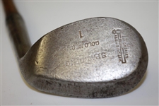 Circa 1906-1908 Spalding Gold Medal Smooth Face Lofting Iron Hosel A34 with Shaft Stamp