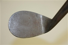 Circa 1906-1908 Spalding Gold Medal Smooth Face Lofting Iron Hosel A34 with Shaft Stamp