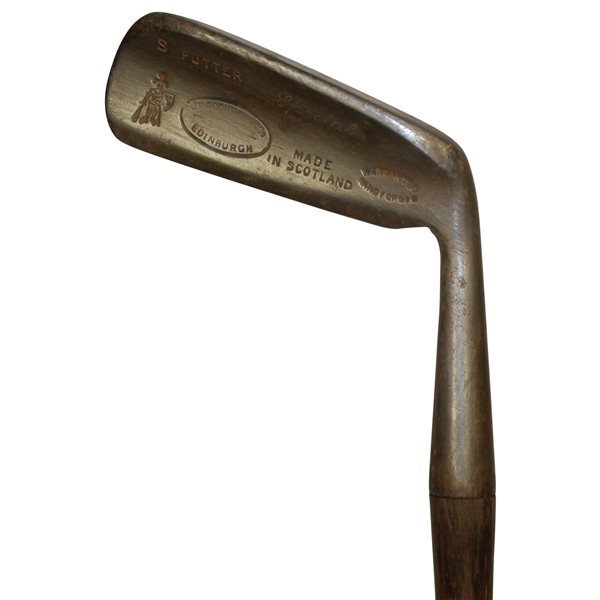 Circa 1920 JP Cochrane Special Flanged Putter with Knight Stamp - Edinburgh