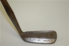 Circa 1920 JP Cochrane Special Flanged Putter with Knight Stamp - Edinburgh