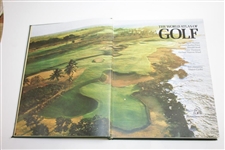1976 'The World Atlas of Golf' Book by Pat Ward-Thomas & Charles Price with others