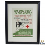 Red Cross "The Best Golf in the World" at Wykagyl CC Ticket Advertising Poster - New Rochelle, NY
