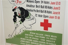 Red Cross The Best Golf in the World at Wykagyl CC Ticket Advertising Poster - New Rochelle, NY
