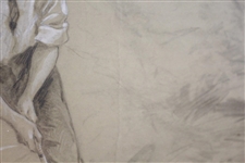 Original Ink, Pencil, Chalk And Gouache On Board Signed by Artist - Framed