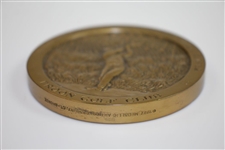 Arnold Palmer Ltd Ed 1962 British Open Championship Commemorative Large Bronze Medal