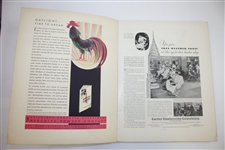 1930 Fortune Magazine w/ Bobby Jones Wins The Open Championship At St. Andrews Currier & Ives Print