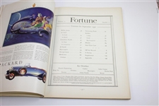 1930 Fortune Magazine w/ Bobby Jones Wins The Open Championship At St. Andrews Currier & Ives Print