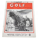 Jack Nicklaus & 1959 Walker Cup Team Signed Golf Illustrated Magazine JSA ALOA