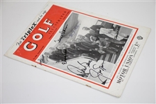 Jack Nicklaus & 1959 Walker Cup Team Signed Golf Illustrated Magazine JSA ALOA