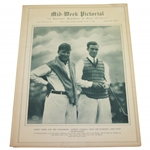 Bobby Jones & Johnny Farrell 1928 Mid-Week Pictorial Magazine - July