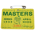 1969 Masters Tournament Series Badge #14963