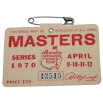 1970 Masters Tournament Series Badge #12515 - Billy Casper Win