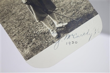 George Pietzcker Original Photo of Maurice McCarthy Jr. Dated  - '28 & '32 Walker Cup Member