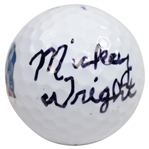 Mickey Wright Signed World Golf Hall of Fame Logo Golf Ball JSA #CC45238