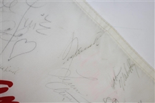 Seve Ballesteros & others Signed Classic Los Angeles Open Golf Flag JSA ALOA