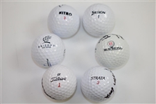 Guy Boros, Michael Allen, Jay Haas, Robert Landers, Gary Hallberg, & John Cook Signed Golf Balls JSA ALOA