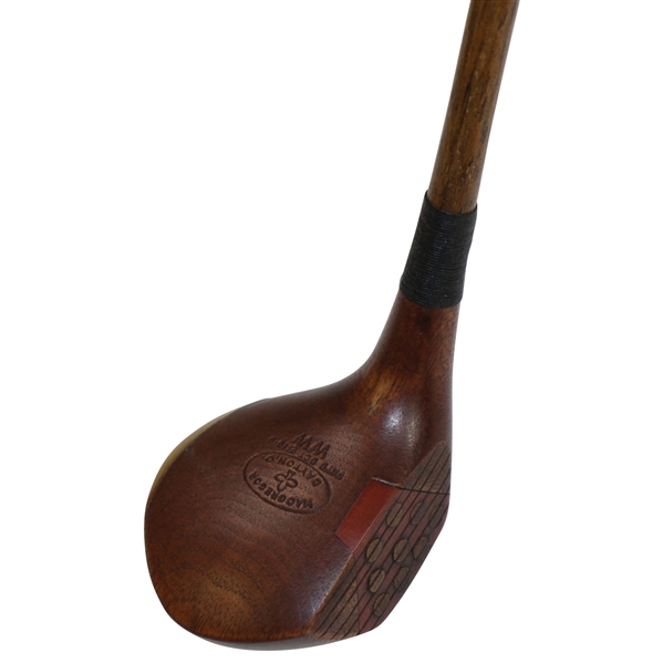 MacGregor Fancy Dot Faced Brassie With WW Stamp on Head - Patd Oct. 1919 - Shaft Stamp