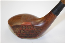 MacGregor Fancy Dot Faced Brassie With WW Stamp on Head - Pat'd Oct. 1919 - Shaft Stamp