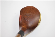 MacGregor Fancy Dot Faced Brassie With WW Stamp on Head - Pat'd Oct. 1919 - Shaft Stamp