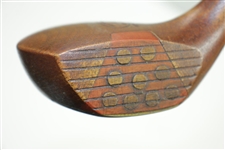 MacGregor Fancy Dot Faced Brassie With WW Stamp on Head - Pat'd Oct. 1919 - Shaft Stamp