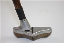 Patent Pending Triangle Two-Tone Metal Line Faced Putter