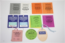 Seventeen Assorted OPEN Championship Admission Tickets - 1971-1999