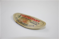 1945 Los Angeles Open Contestant Badge 19th Annual - Sam Snead Winner