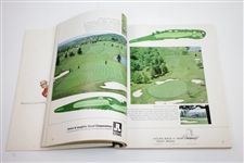 Dave Marr Signed 3x5 Card with 1965 PGA Championship Program JSA ALOA