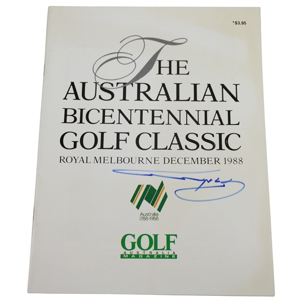 Lot Detail - Greg Norman 'The Bicentennial Golf Classic' Program ALOA
