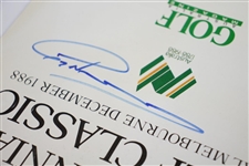 Greg Norman Signed 1988 'The Australian Bicentennial Golf Classic' Program JSA ALOA