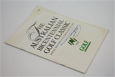 Greg Norman Signed 1988 'The Australian Bicentennial Golf Classic' Program JSA ALOA