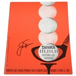 Jack Nicklaus Signed 1966 Sahara Invitational Golf Tournament Official Program JSA ALOA