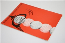 Jack Nicklaus Signed 1966 Sahara Invitational Golf Tournament Official Program JSA ALOA