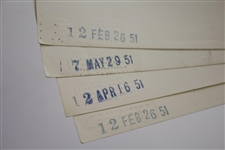 Four 'Ben Hogan' 1951 Stamped Follow the Sun Movie Stills