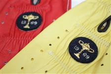 Two 1969 Ryder Cup at Birkdale Logo Dated Golf Gloves with Presentation Box