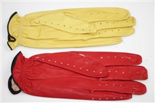 Two 1969 Ryder Cup at Birkdale Logo Dated Golf Gloves with Presentation Box
