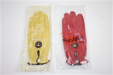 Two 1969 Ryder Cup at Birkdale Logo Dated Golf Gloves with Presentation Box