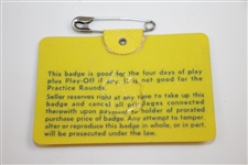 1973 Masters Tournament Series Badge #25654 - Tommy Aaron Winner