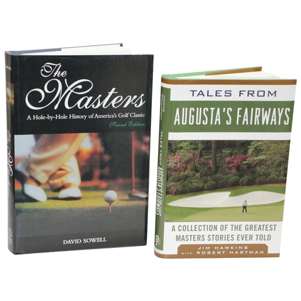 The Masters by David Sowell & Tales From Augustas Fairways by Jim Hawkins with Robert Hartman