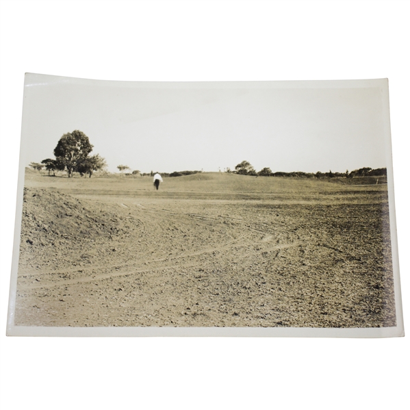 Early 1930s Jockey Club of Argentina Hole #1 Green Construction Photo - Wendell Miller Collection