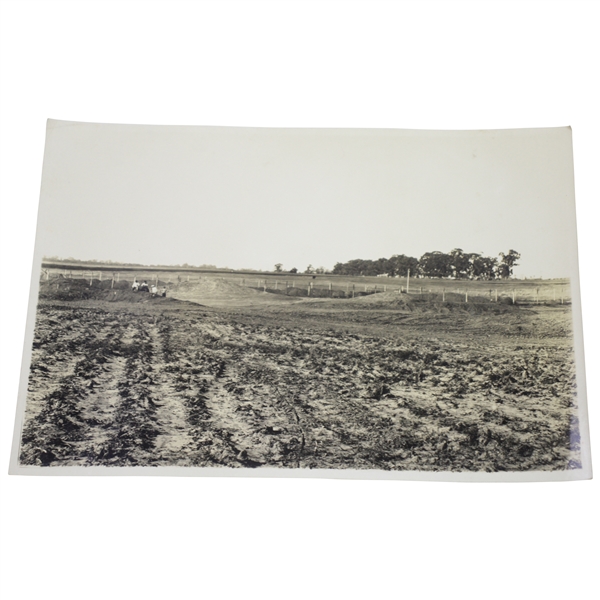 Early 1930s Jockey Club of Argentina Hole #11 Green Construction Photo - Wendell Miller Collection