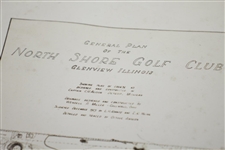 1920's North Shore Golf Club, Glenview, IL. General Plan Photo - Wendell Miller Collection