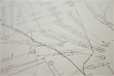 1920's Oak Hill Country Club, Pittsford, NY. Property Map Plan Photo - Wendell Miller Collection