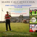 1996 Masters Awarded Eagle Hole #8 Crystal Highball Glass - Mark Calcavecchia Collection