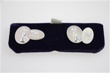 Mark Calcavecchia's OPEN Champion Sterling Silver Claret Jug & 'MC' Cufflinks in Original Box