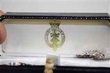 Mark Calcavecchia's OPEN Champion Sterling Silver Claret Jug & 'MC' Cufflinks in Original Box