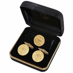 Mark Calcavecchias 1991 Ryder Cup at Kiawah Team Member 10k Gold Cuff Links & Pin in Original Box